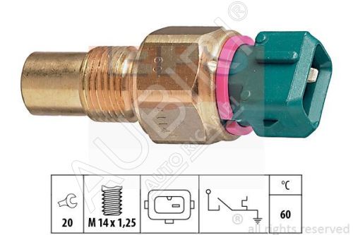 Sonde de température, liquide de refroidissement Fiat Ducato 230