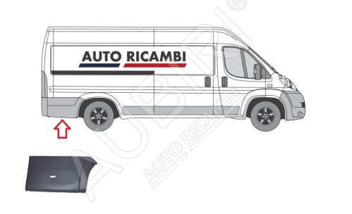 Baguette de protection Fiat Ducato 2006 droit, derrière la roue arrière- extra longueur