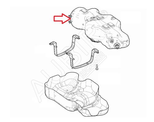 Réservoir AdBlue Fiat Ducato depuis 2021 2.2D
