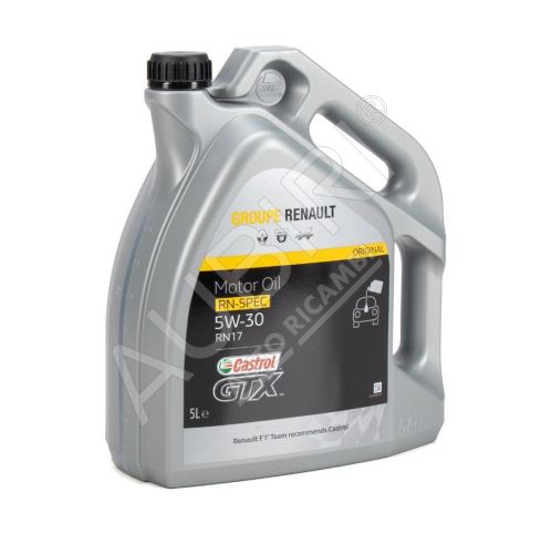 Huile moteur CASTROL 5W30 GTX - RN17, 5L