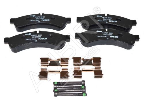 Plaquettes de frein Iveco Daily depuis 2006 65/70C arrière, avec accessoires