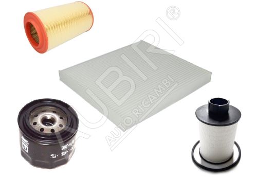 Kit filtre moteur Fiat Ducato 2006-2014 2.3 avec filtre à pollen