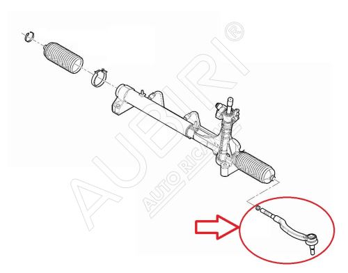 Rotule de direction Fiat Ducato, Jumper, Boxer depuis 2021 gauche