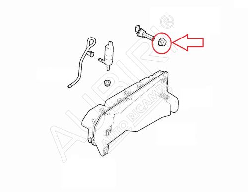 Joint capteur niveau liquide lave glace Citroën Jumpy, Expert depuis 2016