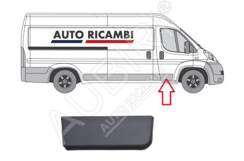 Baguette de protection Fiat Ducato depuis 2006 droit, porte avant