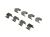 Kit de réparation plaquettes Fiat Ducato depuis 2006 arrière, plaques de pression, kit 8pc