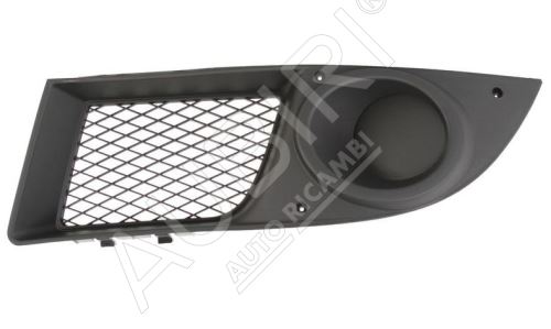 Grille de pare-chocs avant Fiat Doblo 2005-2010, gauche, sans cadre phare antibrouillard