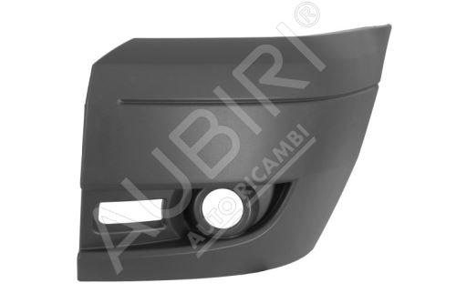 Pare-chocs Ford Transit 2006-2014 avant, gauche, gris, pour feux anti-brouillard