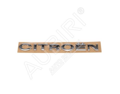 Emblème "CITROËN " Citroën Berlingo 2008-2018 arrière, portes 2 vantaux