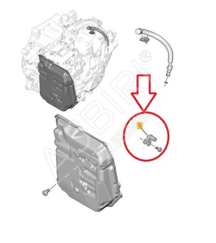 Capteur de vitesse de transmission automatique Citroën Berlingo, Peugeot Partner