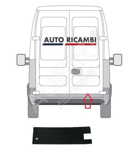 Baguette de protection Iveco Daily 2006-2011 arrière, porte droite