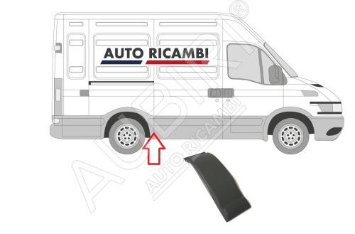 Baguette de protection Iveco Daily 2000-2006 droit, derrière la porte coulissante