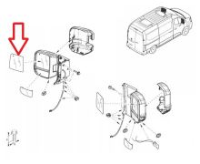 Glace de rétroviseur Renault Master IV depuis 2024, gauche, supérieur