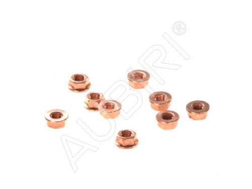 Écrou Fiat Ducato, Doblo, Jumper, Transit 2006-2014 2.2D, M8x1.25 - cuivre