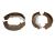 Mâchoires de frein Fiat Doblo depuis 2005 arrière, 228 mm, type AP Lockheed