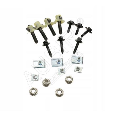 Clips de fixation cache moteur set