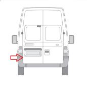 Charnière de porte Iveco TurboDaily arrière, jusqu'en 2000 gauche inférieur
