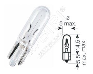 The bulb 12V 1.2 W