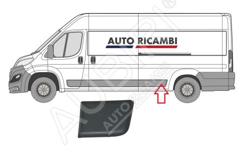 Baguette de protection Fiat Ducato depuis 2014 gauche devant la roue arrière