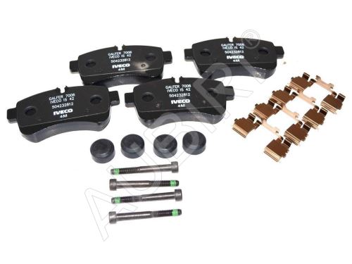 Plaquettes de frein Iveco Daily depuis 2006 35C arrière, avec accessoires