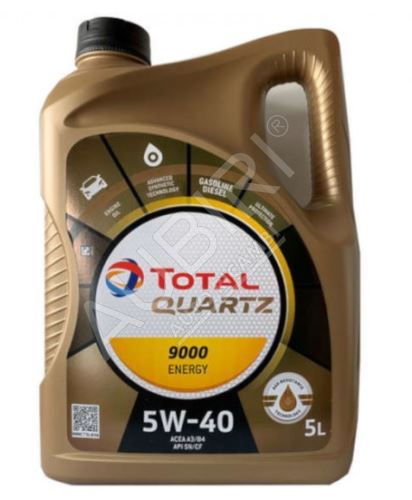 Huile moteur Total Quartz 9000 ENERGY 5W40 5L