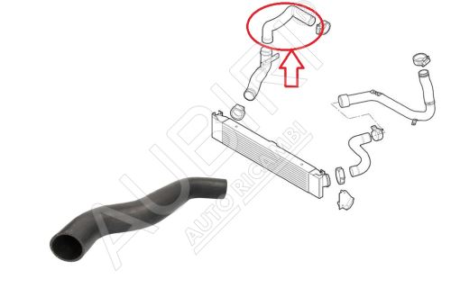 Durite de turbo Fiat Ducato depuis 2006 3.0 entre l'intercooler et le clapet