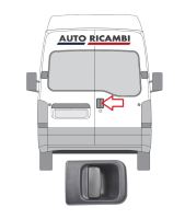 Poignée extérieure de porte arrière Renault Master 1998-2010