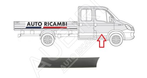 Baguette de protection Iveco Daily 2006-2014 droit, porte avant - cabine double