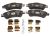 Plaquettes de frein Fiat Ducato depuis 2006 arrière, avec accessoires, type BOSCH