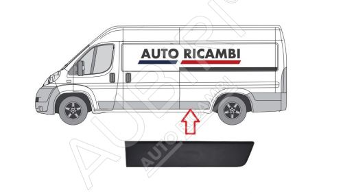 Baguette de protection Fiat Ducato depuis 2006 gauche, devant la roue arrière 80 cm