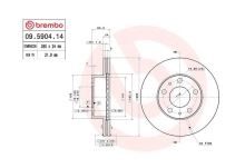 Disques de frein Fiat Ducato depuis 1996 avant Q11/15, 280 mm (2)