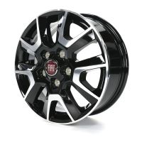 Jante alliage Fiat Ducato depuis 2006 6Jx16", 5x118 mm, ET68, noir et gris