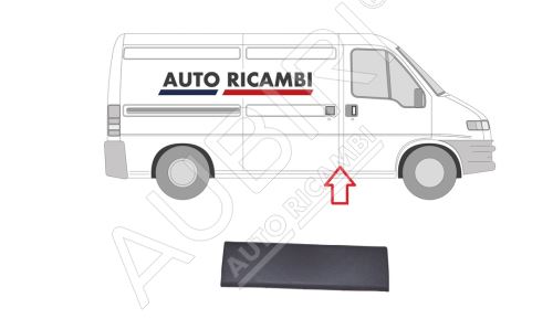 Baguette de protection Fiat Ducato 2002-2006 G/D, devant la porte coulissante, 40 cm