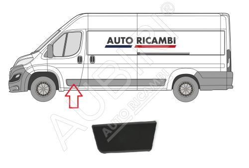 Baguette de protection Fiat Ducato depuis 2014 gauche, porte avant