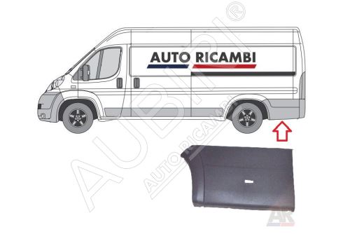 Baguette de protection Fiat Ducato 2006 gauche, derrière la roue arrière- extra longueur