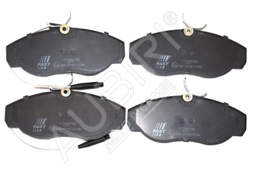 Plaquettes de frein Fiat Ducato 1994-2002 avant, 2 capteurs, Q11/14