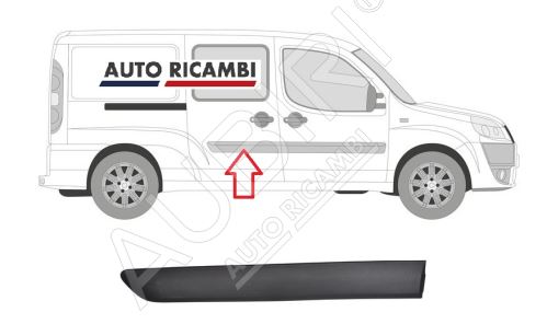 Baguette de protection Fiat Doblo 2005-2010 droit, porte arrière