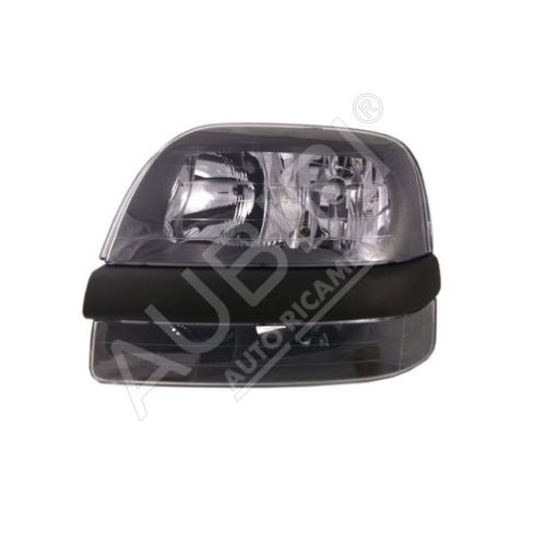 Phare avant Fiat Doblo 2000-2005 gauche H7+H1, sans feu antibrouillard, avec moteur