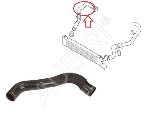 Durite de turbo Fiat Ducato 2006-2011 2.3 entre l'intercooler et le clapet