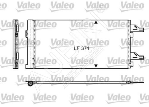 Condenser for air conditioning Fiat Ducato since 2006 2.0/2.2/2.3/3.0 [710*368*16]