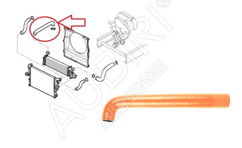 Durite de turbo Iveco Daily depuis 2011 3.0 entre le turbo et l'intercooler