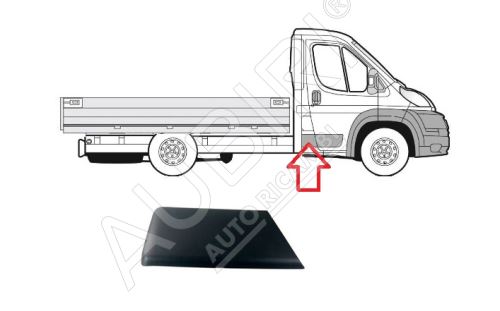 Baguette de protection Fiat Ducato depuis 2014 droit derrière la porte avant, montant B