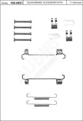 Kit de réparation frein à main Fiat Ducato 244