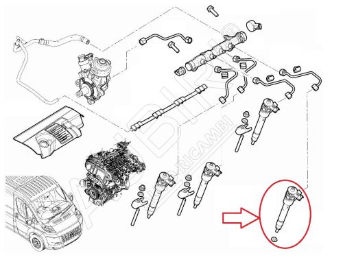 Injecteur Fiat Ducato depuis 2021 2.2D