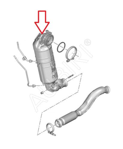 Catalyseur Citroën Berlingo, Partner, Combo depuis 2018 1.2i, Doblo depuis 2022 1.2i