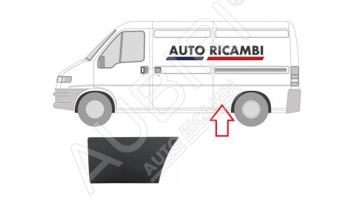 Baguette de protection Fiat Ducato 2002-2006 gauche, devant la roue arrière