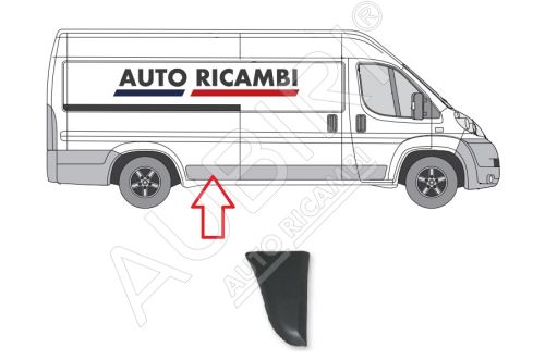 Baguette de protection Fiat Ducato depuis 2006 droit, devant la roue arrière