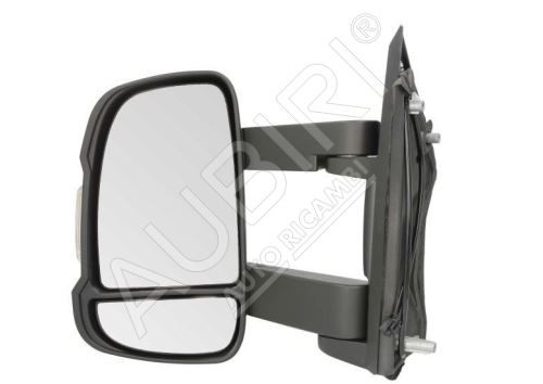 Rétroviseur extérieur Fiat Ducato 2006-2011 gauche, 250 mm, manuel sans capteur 5W, 2-PIN