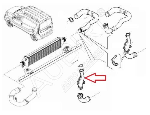 Durite de turbo Fiat Doblo 2015-2022 1.3D