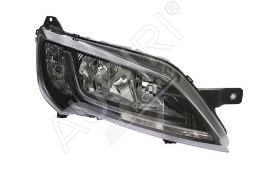 Phare avant Fiat Ducato depuis 2014 droit H7+H7 cadre noir, sans LED